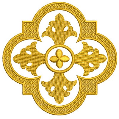Matriz de matriz Matriz De Bordado Moldura Com Cruz
